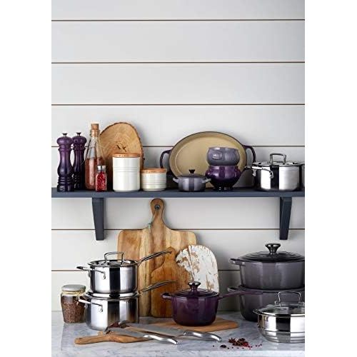 르크루제 Besuchen Sie den Le Creuset-Store Le Creuset Pfeffermuehle, ABS-Kunststoff, 6,2 x 6,2 x 20,8 cm, Keramik-Mahlwerk, Cassis