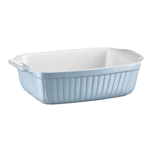  Besuchen Sie den MAESER-Store Maser 931487 Serie Kitchen Time, Auflaufform klein, rechteckig, ideal auch fuer Lasagne, als kleine Backform und Tiramisu-Form, kratz- und schnittfeste eckige Ofenform, 25,5 x 16 x