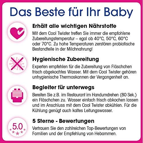  Besuchen Sie den NIP-Store NIP Flaschenkuehler Cool Twister NEU inkl. inkl. 1 x Philips Avent NaturNah Flasche mit Motiv 260ml mit Sauger 1 Mo+