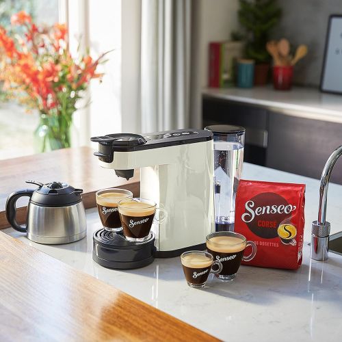 필립스 Besuchen Sie den Philips-Store Philips Senseo Switch 2in1-Kaffeemaschine Senseo Switch Blanche