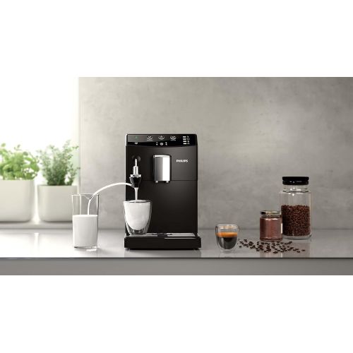 필립스 Besuchen Sie den Philips-Store Philips HD8824/01 Kaffeevollautomat espresso-Serie 3000 AMF (Cappuccinatore) schwarz