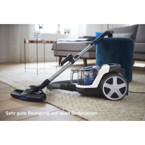 필립스 [아마존 핫딜]  [아마존핫딜]PHILIPS Philips beutelloser Staubsauger PowerPro Compact FC9332/09 (sehr niedriger Stromverbrauch bei hoher Leistung, 1,5 L Staubvolumen, integriertes Zubehoer) weiss