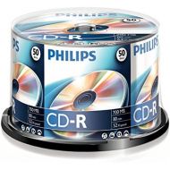 [아마존 핫딜]  [아마존핫딜]Philips CD-R Rohlinge (700 MB Data/ 80 Minuten, 52x High Speed Aufnahme, 50er Spindel)