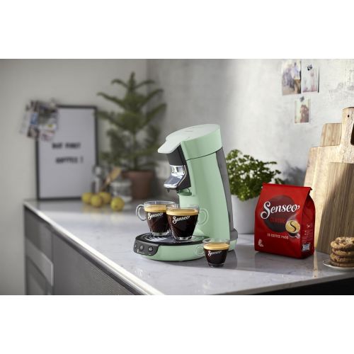 필립스 Philips Senseo Viva Cafe HD6563/10 Kaffeepadmaschine (Crema plus, Kaffee-Starkeeinstellung) gruen