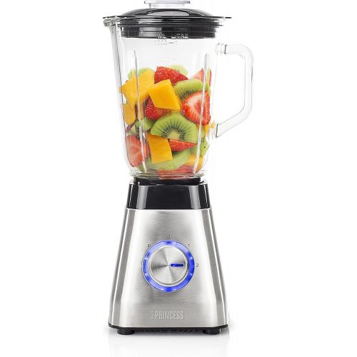  Besuchen Sie den Princess-Store Princess Standmixer (500 Watt) mit 1 Liter Fassungsvermoegen fuer Smoothies und Milchshakes - designvoll aus Edelstahl, 01.212070.01.001