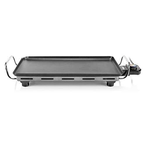  Princess Tischgrill/ Teppanyaki Grill  mit flacher Grillpaltte und regelbarem Thermostat, 102300