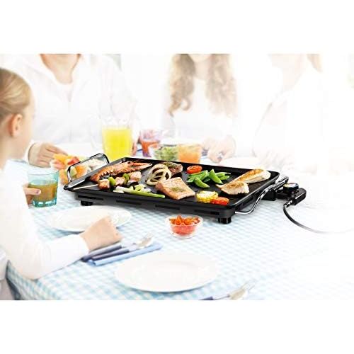  Princess Tischgrill/ Teppanyaki Grill  mit flacher Grillpaltte und regelbarem Thermostat, 102300