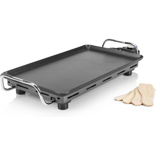  Princess Tischgrill/ Teppanyaki Grill  mit flacher Grillpaltte und regelbarem Thermostat, 102300