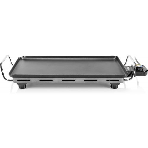  Princess Tischgrill/ Teppanyaki Grill  mit flacher Grillpaltte und regelbarem Thermostat, 102300