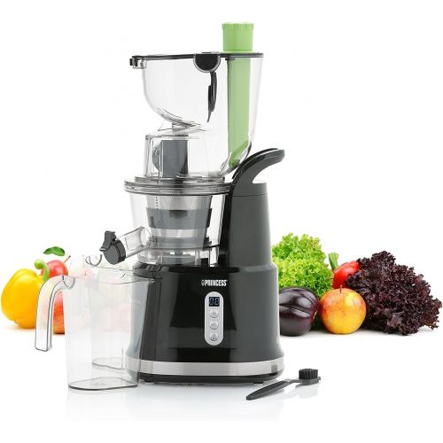  Princess 202045 Easy Fill Slow Juicer  Extra grosser Fuelltrichter  Hoher Saftertrag