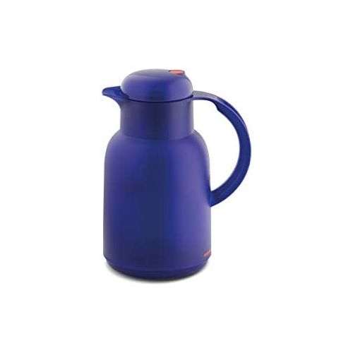  Besuchen Sie den ROTPUNKT-Store ROTPUNKT Isolierkanne 470 Astrid 1,0 l | Zweifunktions-Drehverschluss | BPA-frei - gesundes Trinken | Made in Germany | Warm + Kalthaltung | Glaseinsatz | Frozen hyperblue