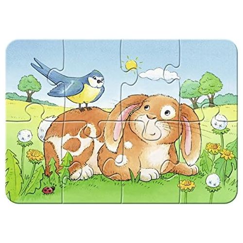  [아마존 핫딜] [아마존핫딜]Ravensburger 06951 Niedliche Haustiere, 2,4,6,8 Teile