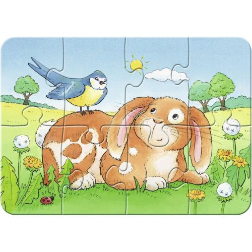  [아마존 핫딜] [아마존핫딜]Ravensburger 06951 Niedliche Haustiere, 2,4,6,8 Teile