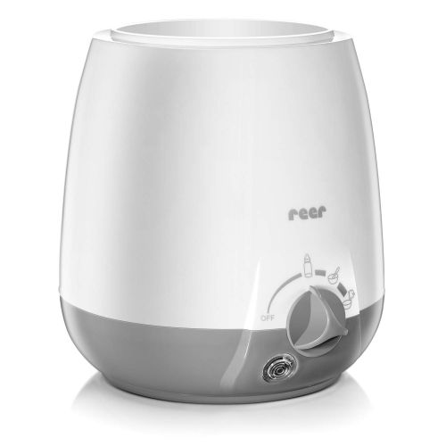  Besuchen Sie den Reer-Store reer Babykostwarmer Simply Hot fuer Flaschchen und Glaschen, mit Warmhaltefunktion, Weiss/Grau