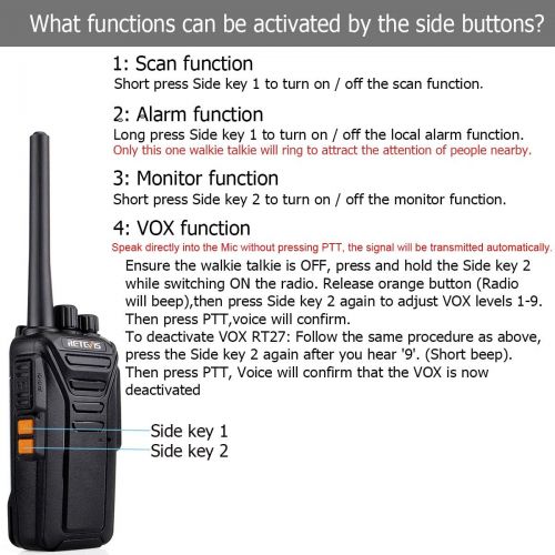  [아마존 핫딜]  [아마존핫딜]Retevis RT27 Funkgerat mit Headset Lizenzfrei PMR Funkgerate Set Walkie Talkie mit USB Ladeschale 16 Kanale VOX Monitor Notanruf mit Tastenkombination Walkie Talkies mit Headset (1