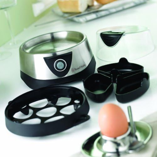  Besuchen Sie den Russell Hobbs-Store Russell Hobbs Eierkocher, 1 bis 7 gekochte oder 3 gedampfte Eier (inkl. Dampfgarer-Einsatz), automatische Abschaltung, Signalton, BPA-frei, inkl. Messbecher, Testsieger, Cook@Home