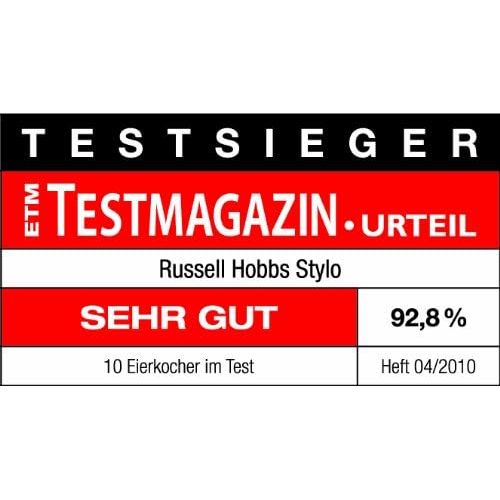  Besuchen Sie den Russell Hobbs-Store Russell Hobbs Eierkocher, 1 bis 7 gekochte oder 3 gedampfte Eier (inkl. Dampfgarer-Einsatz), automatische Abschaltung, Signalton, BPA-frei, inkl. Messbecher, Testsieger, Cook@Home