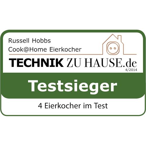  Besuchen Sie den Russell Hobbs-Store Russell Hobbs Eierkocher, 1 bis 7 gekochte oder 3 gedampfte Eier (inkl. Dampfgarer-Einsatz), automatische Abschaltung, Signalton, BPA-frei, inkl. Messbecher, Testsieger, Cook@Home