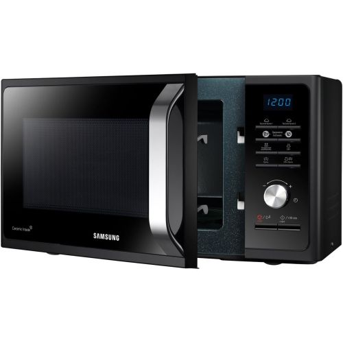 삼성 Besuchen Sie den Samsung-Store Samsung MG23F302TAK Mikrowelle 800W, Grill 1100W, Fassungsvermoegen 23L, Farbe Schwarz