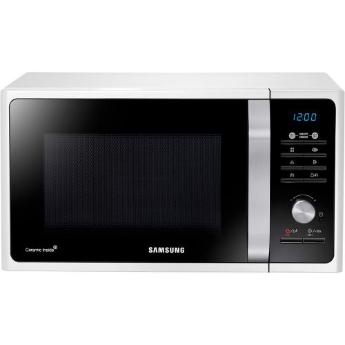 삼성 Samsung MG23F301TAW/EG Mikrowelle mit Grill / 800 W / 23 L Garraum / 48,9 cm Breite / Keramik-Emaille-Innenraum / 20 Vitalprogramme / weiss