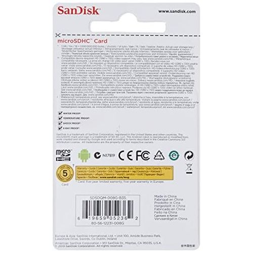 샌디스크 [아마존 핫딜]  [아마존핫딜]SanDisk Micro SDHC 8GB Class 4 Speicherkarte