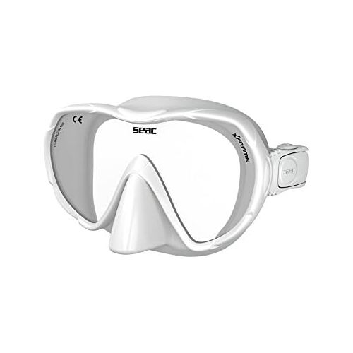  Besuchen Sie den Seac-Store Seac Tauchmaske/Schnorchelmaske, ohne Rahmen, X-Rahmen aus Silikon, grosses Sichtfeld