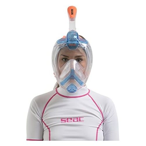  Besuchen Sie den Seac-Store Seac AD Unica Tauchen Facial fuer Das Schnorcheln, Maske Integralhelm mit Vision 180° Unisex, Uni