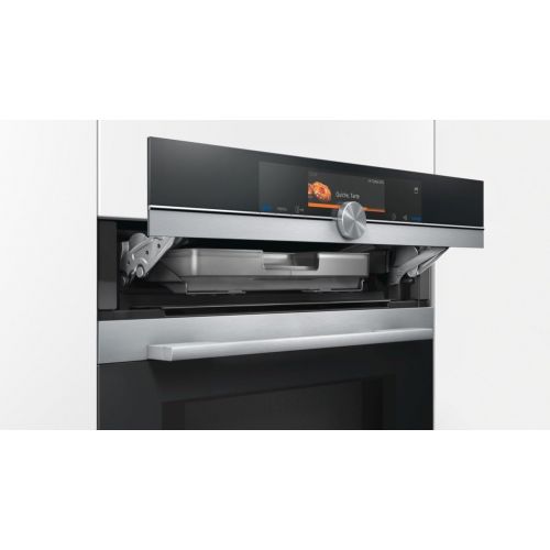  Siemens CN678G4S6 iQ700 Home Connect iQ526 Mikrowelle / 1000 W / 45 L Garraum / activeClean - Selbstreinigungs-Automatik / edelstahl