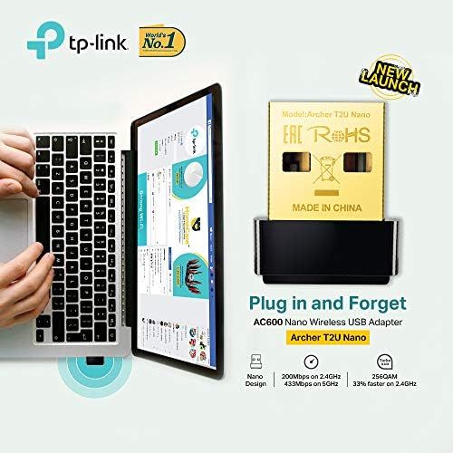  [아마존 핫딜]  [아마존핫딜]TP-Link Archer T2U Nano AC600 WLAN USB Adapter (433MBit/s 5GHz, 200MBit/s 2,4GHz 802.11ac/n, WPA und WPA2-Verschluesselungs-Standard, Unterstuetzt Windows 10/8.1/8/7/XP, Mac OS 10.9~