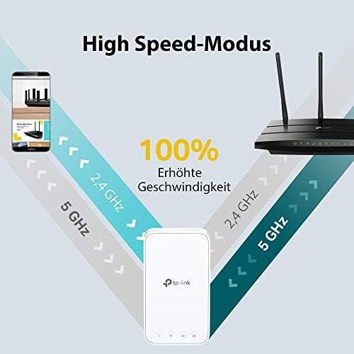  [아마존 핫딜] [아마존핫딜]TP-Link RE300 Mesh Dualband WLAN Repeater (867Mbit/s 5GHz, 300Mbit/s 2,4GHz Dual WLAN AC+N, WLAN Verstarker, App Steuerung, kompatibel zu allen WLAN Geraten) weiss