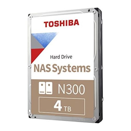  [아마존 핫딜] [아마존핫딜]Toshiba N300 NAS-Festplatte (8,9 cm (3,5 Zoll), SATA, 6 Gbit/s, 7200 U/min, 128 MB) 4TB