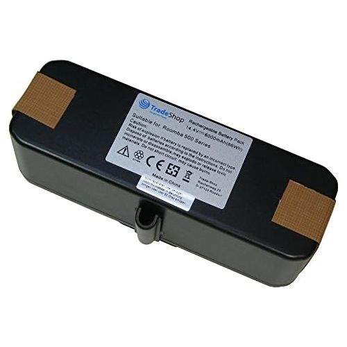  Besuchen Sie den Trade-Shop-Store Trade-Shop Premium Li-Ion Akku 14,4V 6000mAh fuer iRobot Roomba 800 866 870 871 872 876 880 882 882E 886 900 960 966 980