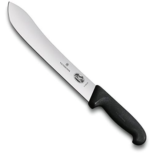  Besuchen Sie den Victorinox-Store Victorinox Kuechenmesser Schlachtmesser Fibrox schwarz Lange: 20 cm, 5.7603.20