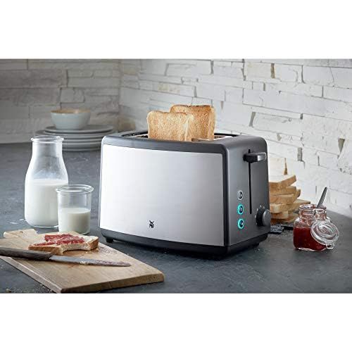 더블유엠에프 Besuchen Sie den WMF-Store WMF Bueno Edition Toaster Edelstahl, Doppelschlitz- Toaster mit Broetchenaufsatz, 7 Braunungsstufen, 800 W, edelstahl matt