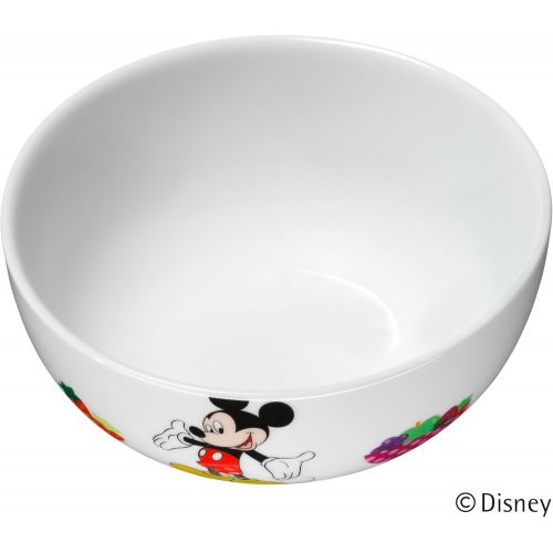 더블유엠에프 Besuchen Sie den WMF-Store WMF Disney Mickey Mouse Kindergeschirr mit Kinderbesteck, 6-teilig, ab 3 Jahren, Cromargan Edelstahl poliert, spuelmaschinengeeignet, farb- und lebensmittelecht