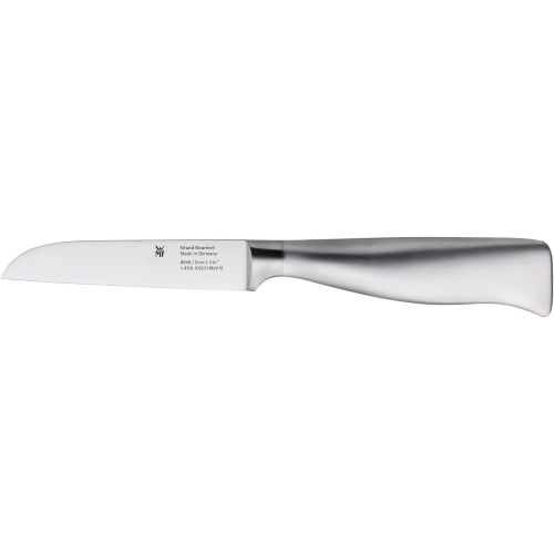 더블유엠에프 Besuchen Sie den WMF-Store WMF Grand Gourmet Messerblock mit Messerset 5teilig, Spezialklingenstahl, 4 Messer geschmiedet, Edelstahl-Block, Borsteneinsatz, Performance Cut