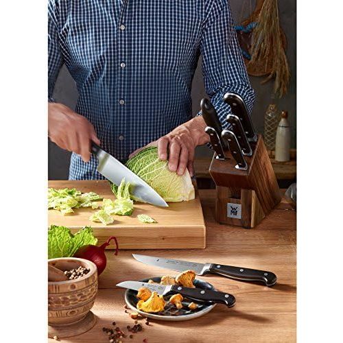 더블유엠에프 Besuchen Sie den WMF-Store WMF Spitzenklasse Plus Fleischmesser 32 cm Spezialklingenstahl, Messer geschmiedet, Performance Cut, Kunststoff-Griff vernietet, Klinge 16 cm