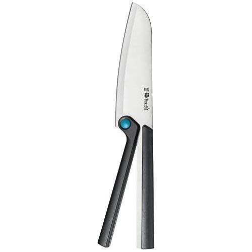 더블유엠에프 Besuchen Sie den WMF-Store WMF Hello FUNctionals Kuechenmesser 26 cm, Spezialklingenstahl, Wendegriff als Klingenschutz, platzsparend, Klinge 13 cm