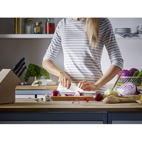  Besuchen Sie den WUESTHOF-Store Wuesthof Schinkenmesser, Gourmet (4114-7/16), 16 cm Klingenlange, Edelstahl, rostfrei, fuer Spuelmaschine, Fleischmesser extrem scharf