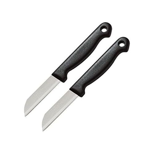  Besuchen Sie den Westmark-Store Westmark Kuechenmesser-Set, 2-tlg., Gerade Klingen, Gesamtlange je 15,6 cm, Rostfreier Edelstahl/Kunststoff, Techno, Silber/Schwarz, 13512280