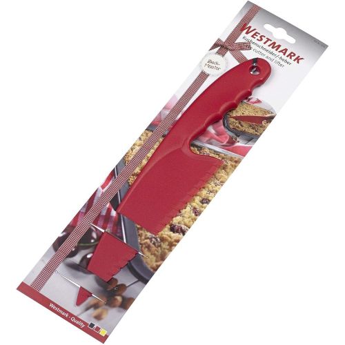  Besuchen Sie den Westmark-Store Westmark Kuchenschneider/-heber, Breite Klinge, Gesamtlange: 29,1 cm, Kunststoff, Rot, 30312270