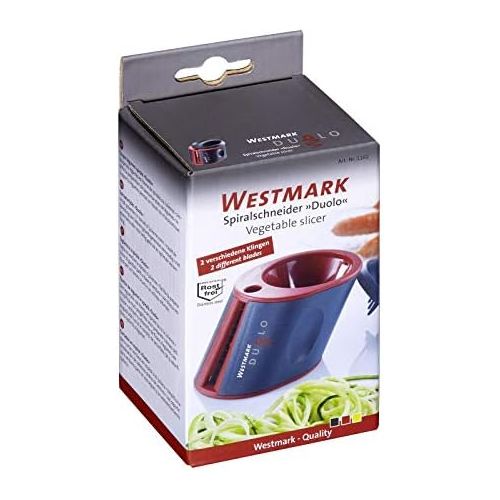  Besuchen Sie den Westmark-Store Westmark Spiralschneider mit 2 Schneidkegeln, Edelstahlklingen, Duolo, Schwarz/Rot, 11622260