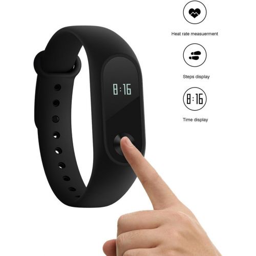 샤오미 Besuchen Sie den Xiaomi-Store Xiaomi Mi Band 2 Armband Aktivitats Tracker Herzfrequenzmesser Internationale Version