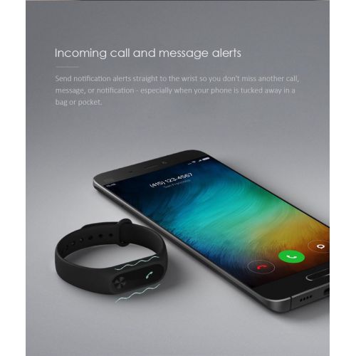 샤오미 Besuchen Sie den Xiaomi-Store Xiaomi Mi Band 2 Armband Aktivitats Tracker Herzfrequenzmesser Internationale Version