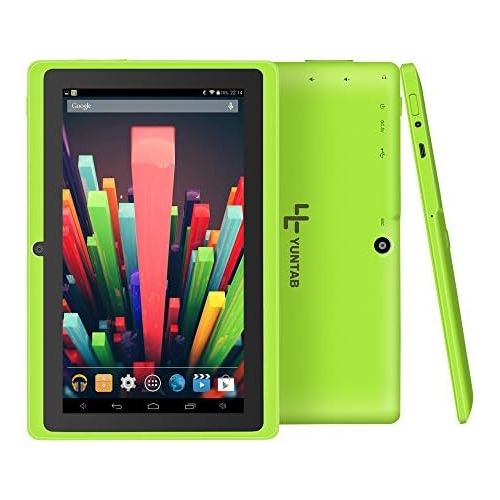  [아마존 핫딜] [아마존핫딜]YUNTAB Yuntab Google Tablet 7 Zoll Q88 Android 4.4 Tablet PC Quad-Core Allwinner A33 HD 1024x600 8GB 1.5GHz 1GB Dual Kamera Google Play Vorinstalliert,WLAN,3D, Bluetooth (Black)