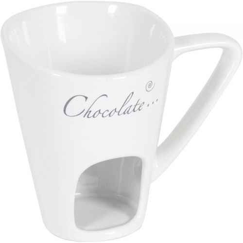  Kela Schokoladenfondue-Set, Alicia, 4-tlg., Keramik, 2 Personen, 200 ml, 12426