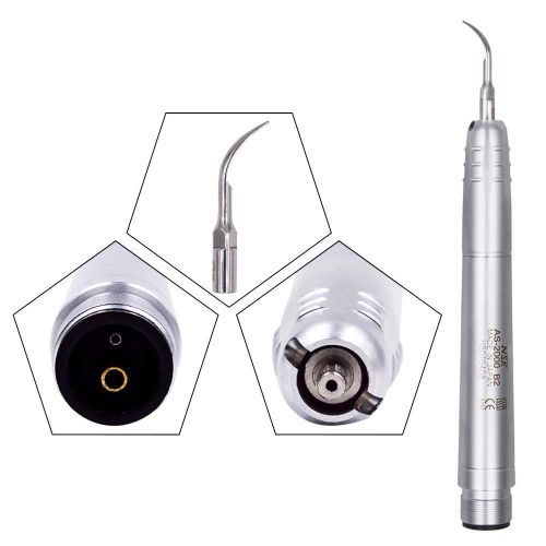  BesyTools 2PCS Pneumatic Scaler Teeth Whitening Tools, with 1PC Low Speed EX 203C Set 2Holes