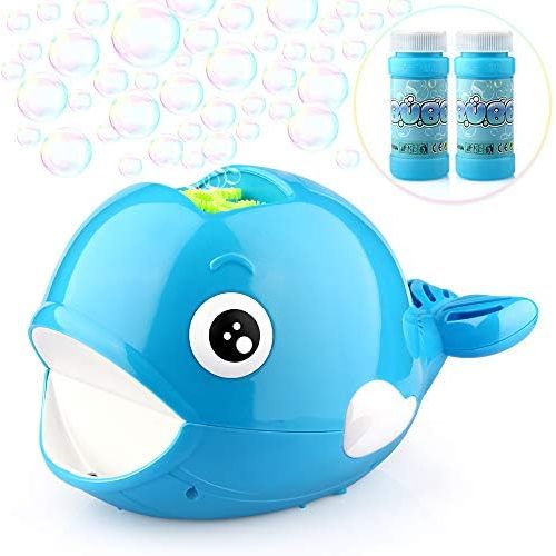  [아마존베스트]Betheaces Bubble Machine - Automatic Whale Bubble Maker Over 2000 Bubbles Per Minute Bubble Blower Toy for Kids Boys Girls Age of 4,5,6,7,8-16 Easy to Use of Indoor, Outdoor, Party