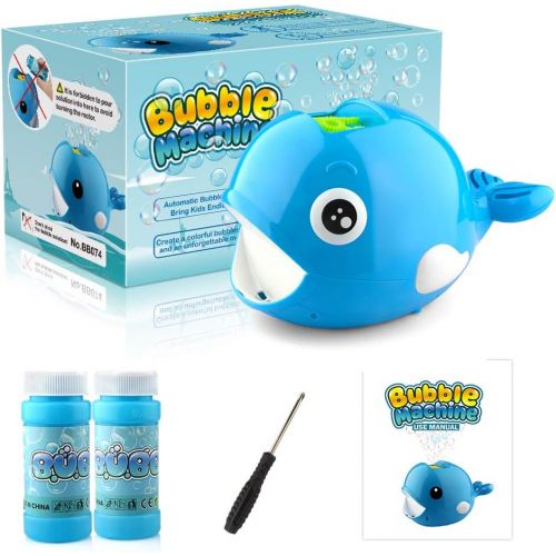  [아마존베스트]Betheaces Bubble Machine - Automatic Whale Bubble Maker Over 2000 Bubbles Per Minute Bubble Blower Toy for Kids Boys Girls Age of 4,5,6,7,8-16 Easy to Use of Indoor, Outdoor, Party