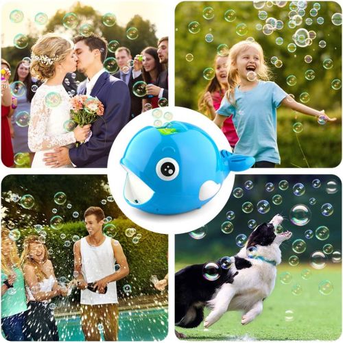  [아마존베스트]Betheaces Bubble Machine - Automatic Whale Bubble Maker Over 2000 Bubbles Per Minute Bubble Blower Toy for Kids Boys Girls Age of 4,5,6,7,8-16 Easy to Use of Indoor, Outdoor, Party